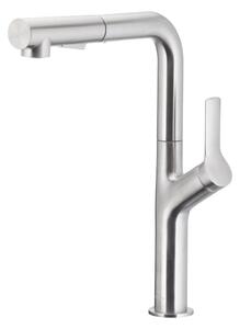 KFA Armatura 6623-220-22- Dřezová baterie s vytah. sprškou DUERO DESIGN nerez