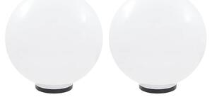 Kulovité LED lampy 2 ks koule 50 cm PMMA 277145