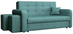 Pohovka VIVA III HOME + 2x taburet v ceně | 178 cm | LEVÁ | rozkládací + úložný prostor | VÝBĚR TKANIN