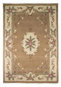 Béžový vlněný koberec Flair Rugs Aubusson, 120 x 180 cm