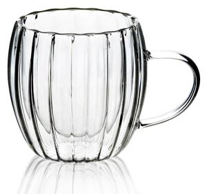 Mondex Skleněný hrnek PETER 240 ml čirý