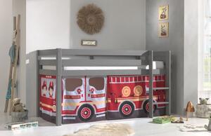 Dětský závěs k posteli 196,5x86,5 cm Fire Truck - Vipack
