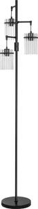 Stojací lampa 3xE27/60W/230V černá/čirá