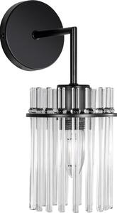 Nástěnná lampa 1xE27/60W/230V černá/čirá