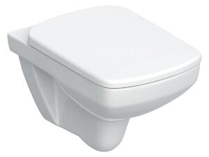 Geberit Selnova Square wc mísa se sedátkem s pomalým sklápěním závěsná bez splachovacího kruhu bílá 501.961.00.1