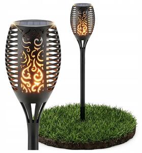 Černé LED solární zápichové svítidlo 51 cm, IP44, 1 W