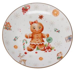 Porcelánový dezertní talíř PERNÍČEK assort
