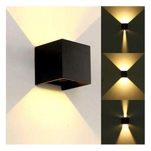 LED Venkovní nástěnné svítidlo KREON 2xLED/3W/230V IP54 3000K černá