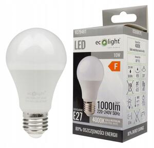 LED žárovka ECOlight - E27 - 10W - 800Lm - neutrální bílá