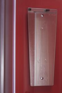 Olsen Spa Čtvrtkruhový sprchový box GRANADA, Vanička - Bez vaničky, Barva rámu zástěny - Hliník chrom, Provedení - Univerzální, Výplň - Matné bezpečnostní sklo - 5 mm, Šíře - 90 cm, Hloubka - 90 cm (OLBGRA90CMBV)