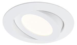 BRI 7283-016 LED vestavné svítidlo, pr. 10,6 cm, 6 W, bílé - BRILONER