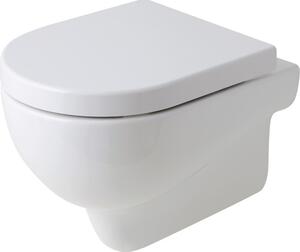 HOPA - Závěsné WC NUVOLA 55 × 35 cm - VÝPRODEJ, WC sedátko - Sedátko (KEAZNUWC55+KEAZNUSED55)
