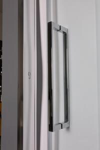 HOPA - Sprchové dveře MARTOS, Provedení - Levé (SX), Barva rámu zástěny - Leštěný hliník, Výplň - Čiré bezpečnostní sklo - 8 mm, Šíře - 100 cm (BCMAR10CCL)