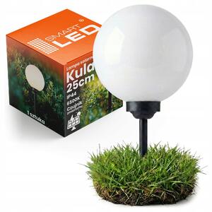 LED solární zápichové svítidlo 25 cm, 1 W, studená bílá, IP44