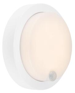 BRILO 3765016 nabíjecí LED svítidlo s pohybovým a soumrakovým senzorem, 17 cm, 4W, 700lm, bílé - BRILO