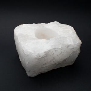 Svícen křišťál - surový kámen