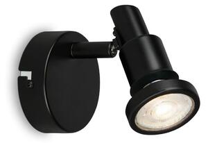 BRI 2992-015 LED bodové svítidlo pr. 8 cm 1xGU10 4,8W 400lm černá - BRILONER