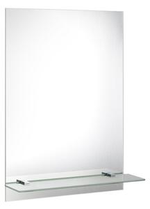 AQUALINE - Zrcadlo 50x70cm, včetně závěsů, s otvory pro polici (22429)
