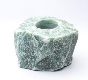 Svícen - avanturín zelený - surový kámen