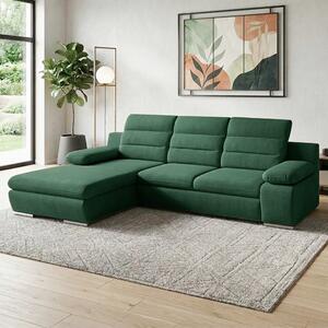 Sedací souprava GRECO MINI | 185x278 cm | LEVÁ | rozkládací + úložný prostor | PET FRIENDLY