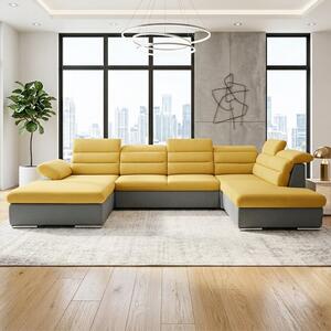 Sedací souprava GRECO II U | 194x356x230 | rozkládací + úložný prostor | VÝBĚR TKANIN