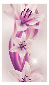 Fototapeta - Fialové květy II 50x1000 + zdarma lepidlo