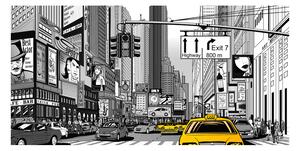Fototapeta - Žluté taxi v NYC 550x270 + zdarma lepidlo