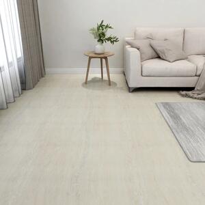 Samolepicí podlahové desky 55 ks PVC 5,11 m² krémové