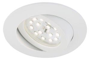 BRI 7209-016 LED vestavné svítidlo, pr. 8,2 cm, 5 W, bílé - BRILONER