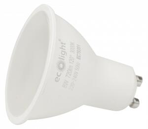 LED žárovka GU10 8W WW teplá bílá 3000K 720lm Energeticky úsporná SMD 2835 ECOLIGHT