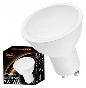 LED žárovka GU10 8W WW teplá bílá 3000K 720lm Energeticky úsporná SMD 2835 ECOLIGHT