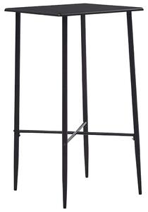 Barový stůl černý 60 x 60 x 111 cm MDF 281549