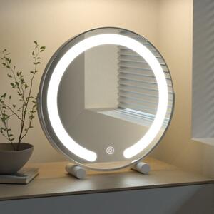 Ireda Stolní LED Zrcadlo s dotykovým ovládáním, 30x30cm DF97834