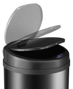 FurniGO Bezdotykový odpadkový koš BIN - 40 litrů - černý