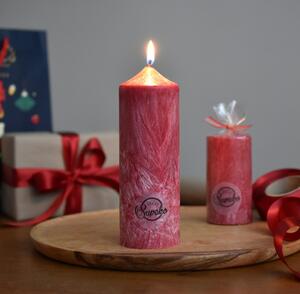 Supeko svíčka válec 17 cm Kouzlo Vánoc