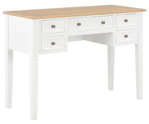 Psací stůl bílý 109,5 x 45 x 77,5 cm dřevo 280069
