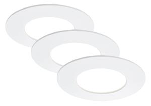 BRI 7103-436 3ks sada LED vestavné svítidlo, pr. 8,5 cm, 5 W, bílé - BRILONER