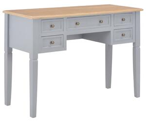 Psací stůl šedý 109,5 x 45 x 77,5 cm dřevo 280070