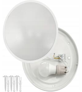 Kulaté LED stropní svítidlo - 2xE27 - bílé ECOLIGHT