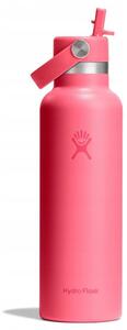 Hydro Flask termoska Standard Flex Straw Cap 21 oz růžová vínová