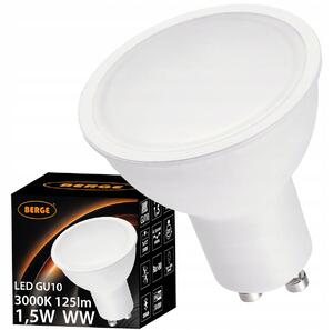LED žárovka - GU10 - 1,5W - 125Lm - teplá bílá BERGE