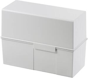 HAN 975-11 kartotéční box světle šedá max. počet karet: 500 karet DIN A5 na šířku