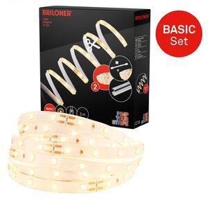 BRI 2150112 Pimp Your Stripe základní sada LED Strip 2m, teplá bílá, On/Off - BRILONER