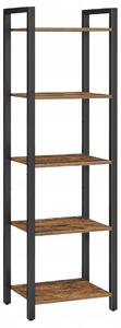 Regál Songmics 40 cm x 146 cm x 30 cm černý