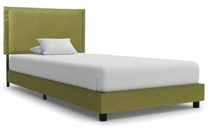 Rám postele zelený textil 90 x 200 cm 280996
