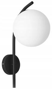 Černé moderní nástěnné svítidlo designové minimalistické E27 Toolight