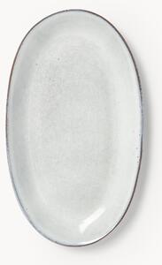 Ručně vyrobený servírovací talíř Nordic Sand, D 30 cm