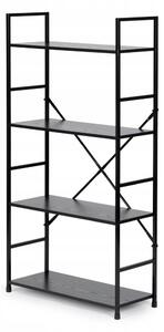 Regál ModernHome 58,5 cm x 113 cm x 23,5 cm černý
