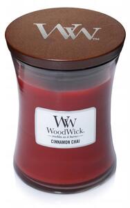 Tradiční sójová svíčka Cinnamon Chai Woodwick 1 ks