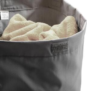 SAPHO - Látkový koš na prádlo 310x500x230mm, suchý zip, šedá (UPK350)